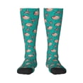 thumbnail image 1 of Fotbe Starfish and Shell print Women's Men's Novelty Crew Socks Cotton Socks Knee High Socks for Walking,Running,Nurses,Pregnancy, 1 of 9