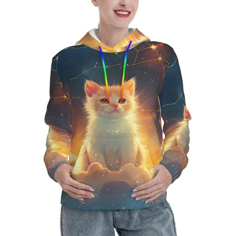 Cat kangaroo hoodie clearance