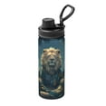thumbnail image 1 of Fotbe Starry Sky Meditating Lion Pattern 18 Oz Sports Insulated Kettle Vacuum Cup Stainless Steel Travel Mug Cup Thermal Flask,Insulated Kettle for Cycling Gym Basketball Outdoor, 1 of 7