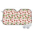 thumbnail image 1 of Fotbe Strawberries And Leaf Car Windshield Sunshade | Sun Visor Protector Front Window Shade, Keeps Out UV Rays, Keeps Your Vehicle Cool-Medium, 1 of 7