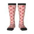 thumbnail image 1 of Fotbe Strawberries print Women's Men's Novelty Crew Socks Cotton Socks Knee High Socks for Walking,Running,Nurses,Pregnancy, 1 of 8