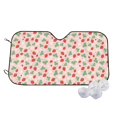 thumbnail image 1 of Fotbe Strawberry And Flowers Car Windshield Sunshade | Sun Visor Protector Front Window Shade, Keeps Out UV Rays, Keeps Your Vehicle Cool-Medium, 1 of 7