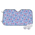 thumbnail image 1 of Fotbe Strawberry And Flowers Car Windshield Sunshade | Sun Visor Protector Front Window Shade, Keeps Out UV Rays, Keeps Your Vehicle Cool-Medium, 1 of 7