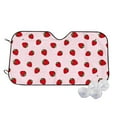 thumbnail image 1 of Fotbe Strawberry Car Windshield Sunshade | Sun Visor Protector Front Window Shade, Keeps Out UV Rays, Keeps Your Vehicle Cool-Small, 1 of 7