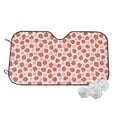 thumbnail image 1 of Fotbe Strawberry Flower Car Windshield Sunshade | Sun Visor Protector Front Window Shade, Keeps Out UV Rays, Keeps Your Vehicle Cool-Small, 1 of 7