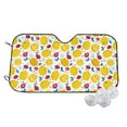 thumbnail image 1 of Fotbe Strawberry Lemon Car Windshield Sunshade | Sun Visor Protector Front Window Shade, Keeps Out UV Rays, Keeps Your Vehicle Cool-Medium, 1 of 7