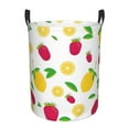 thumbnail image 1 of Fotbe Strawberry and Lemon Laundry Basket with Handles, Waterproof Large Laundry Hamper, Wash Bag for Corner Dorm, Rolling Laundry Basket with Handles-Medium, 1 of 8