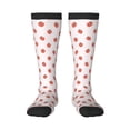 thumbnail image 1 of Fotbe Strawberry print Women's Men's Novelty Crew Socks Cotton Socks Knee High Socks for Walking,Running,Nurses,Pregnancy, 1 of 9