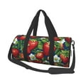 thumbnail image 1 of Fotbe Strawberry2 Pattern Foldable Sports Gym Bag with Wet Dry Pocket, Ultralight Travel Bag, Large Capacity Duffel Bag, Splash Proof Carry on Bag, Overnight Bag, Weekender Bag, 1 of 8