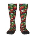 thumbnail image 1 of Fotbe Strawberry2 print Women's Men's Novelty Crew Socks Cotton Socks Knee High Socks for Walking,Running,Nurses,Pregnancy, 1 of 9