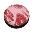 thumbnail image 1 of Fotbe Striped Meat Spare Tire Cover Thickening Universal Fit for Jeep, Trailer, RV, SUV, Truck, Tough Tire Wheel Soft Cover-14 inch, 1 of 8