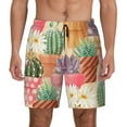 thumbnail image 1 of Fotbe Succulent And Cactus Men’s Swim Trunks Quick Dry Swim Shorts Board Shorts with Mesh Lining-3X-Large, 1 of 9