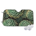 thumbnail image 1 of Fotbe Succulents Car Windshield Sunshade | Sun Visor Protector Front Window Shade, Keeps Out UV Rays, Keeps Your Vehicle Cool-Small, 1 of 7