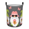 thumbnail image 1 of Fotbe Summer Gnome 1 Laundry Basket with Handles, Waterproof Large Laundry Hamper, Wash Bag for Corner Dorm, Rolling Laundry Basket with Handles-Small, 1 of 8