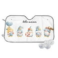 thumbnail image 1 of Fotbe Summer Gnome Car Windshield Sunshade | Sun Visor Protector Front Window Shade, Keeps Out UV Rays, Keeps Your Vehicle Cool-, 1 of 7