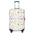 thumbnail image 1 of Fotbe Summer Rabbit Luggage Cover Protector,Suitcase Protector,Scratch and Dirt Resistant,Fits 18-32 Inch Luggage-Small, 1 of 9