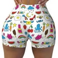 thumbnail image 1 of Fotbe Summer Seamless Shorts, Womens Workout Shorts High Waist Stretch Booty Short for Gym/Yoga/Running/Biking-X-Large, 1 of 1