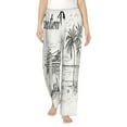 thumbnail image 1 of Fotbe Summer Vacation Scene With Camping Van Women's Pajama Pants,Sleepwear Pants,Pj Bottoms Drawstring And Pockets-Small, 1 of 9