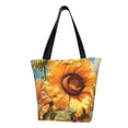 thumbnail image 1 of Fotbe Sunflower Blue Sky Pattern Beach Tote,Shoulder Handbag,Spacious Tote Bag,Lightweight Travel Bag,Versatile Shopping Bag, 1 of 1