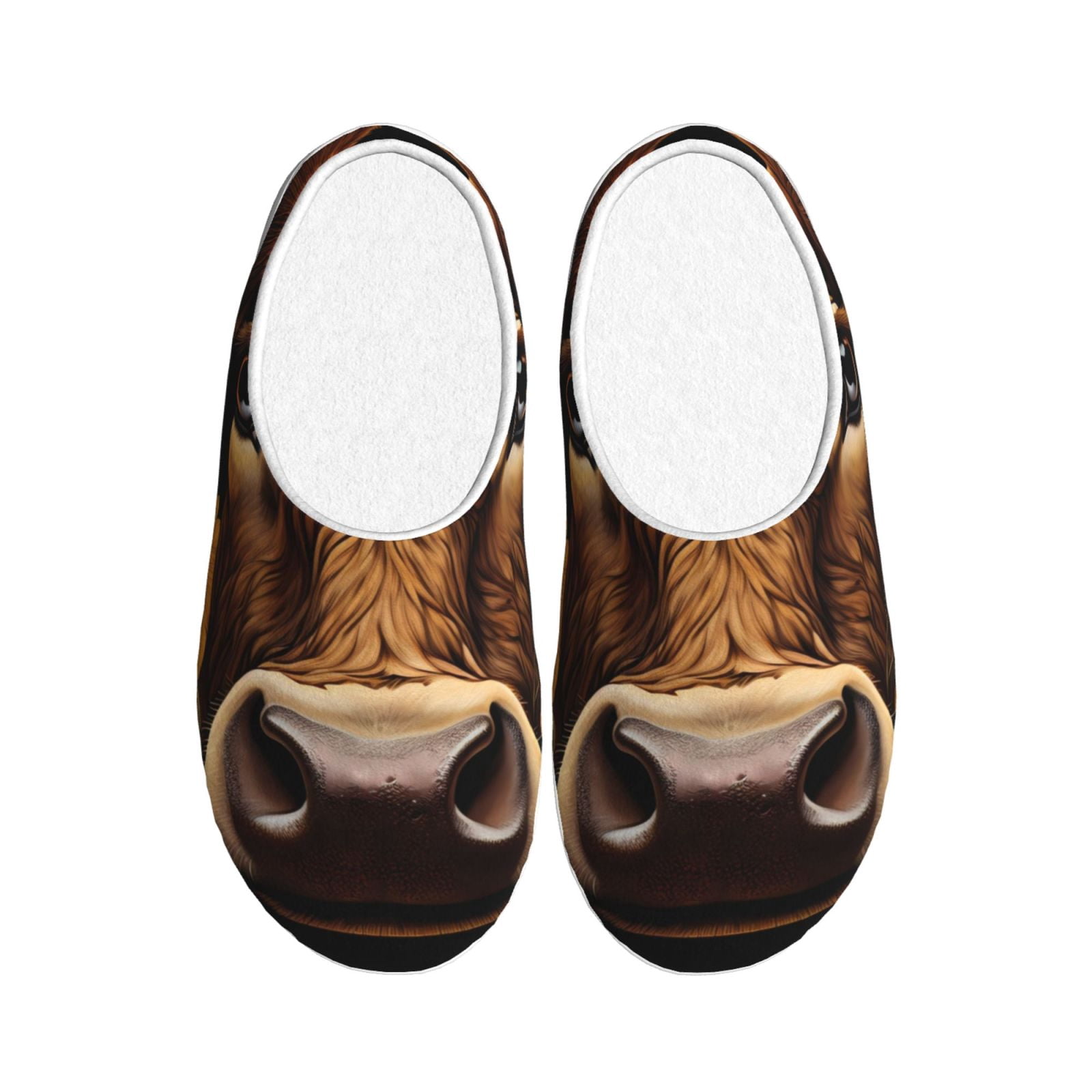 Cow-Themed Puffer Shoes