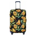 thumbnail image 1 of Fotbe Sunflowers And Bird Luggage Cover Protector,Suitcase Protector,Scratch and Dirt Resistant,Fits 18-32 Inch Luggage-Small, 1 of 9