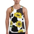 thumbnail image 1 of Fotbe Sunflowers Country Pattern Men's Quick Dry Workout Tank Top Gym Muscle Tee Fitness Bodybuilding Sleeveless T Shirt Breathable Workout Shirt-3X-Large, 1 of 9