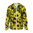 thumbnail image 1 of Fotbe Sunflowers In Vintage Men's Women's UPF 50+ Sun Protection Jacket Hooded Cooling Shirt with Pockets Hiking Outdoor Performance-Medium, 1 of 9
