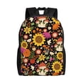 thumbnail image 1 of Fotbe Sunflowers Mushrooms Travel Laptop Backpack, Business Slim Sturdy Laptops Backpack, Water Resistant College School Computer Bag Gift for Men & Women Fits 15.6 Inch Notebook, 1 of 8