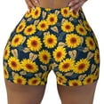 thumbnail image 1 of Fotbe Sunflowers Seamless Shorts, Womens Workout Shorts High Waist Stretch Booty Short for Gym/Yoga/Running/Biking-XX-Large, 1 of 9