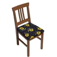 thumbnail image 1 of Fotbe Sunflowers Velvet Stretch Couch Cushion Cover Plush Cushion Slipcover for Chair Cushion Furniture Protector Seat Cushion Sofa Cover-16.9in, 1 of 9