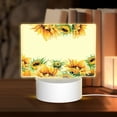 thumbnail image 1 of Fotbe Sunflowers On A Yellow Background Pattern Acrylic Night Light Gift with 3 Color ModesTouch-Sensitive LED Lamp Perfect Gift for Mother's Day, Birthday, or Christmas, 1 of 9