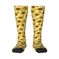 thumbnail image 1 of Fotbe Sunflowers print Women's Men's Novelty Crew Socks Cotton Socks Knee High Socks for Walking,Running,Nurses,Pregnancy, 1 of 9