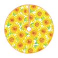 thumbnail image 1 of Fotbe Sunflowers2 Pattern Christmas Tree Skirt, Tree Skirts Plush Christmas Decorations, Christmas Tree Skirts Xmas Decorations Holiday Party Decor-30", 1 of 6