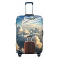 thumbnail image 1 of Fotbe Sunset Airplane Travel View Luggage Cover Protector,Suitcase Protector,Scratch and Dirt Resistant,Fits 18-32 Inch Luggage-X-Large, 1 of 8