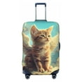 thumbnail image 1 of Fotbe Sunshine Cloud Cute Cat Luggage Cover Protector,Suitcase Protector,Scratch and Dirt Resistant,Fits 18-32 Inch Luggage-Medium, 1 of 9