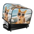 thumbnail image 1 of Fotbe Surfing Cat Sun for Four Slice Toaster Cover, Fingerprint Protector, Super Soft Appliance Cover And Dust Cover,Bread Dust Cover & Fingerprint Protection, 1 of 7