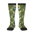 thumbnail image 1 of Fotbe Surfing Dinosaur print Women's Men's Novelty Crew Socks Cotton Socks Knee High Socks for Walking,Running,Nurses,Pregnancy, 1 of 8