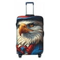 thumbnail image 1 of Fotbe Surreal Bald Eagle Gentleman Luggage Cover Protector,Suitcase Protector,Scratch and Dirt Resistant,Fits 18-32 Inch Luggage-Medium, 1 of 9
