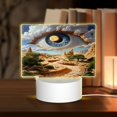 thumbnail image 1 of Fotbe Surreal Desert Eye Landscape Pattern Acrylic Night Light Gift with 3 Color ModesTouch-Sensitive LED Lamp Perfect Gift for Mother's Day, Birthday, or Christmas, 1 of 9