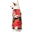 thumbnail image 1 of Fotbe Sushi Print Small Dog Sweater Hoodies Pet Grey Hooded Soft Fleece Sweatshirts with Pocket Fall Winter Puppy Cat Sweaters Warm Clothes-Medium, 1 of 7
