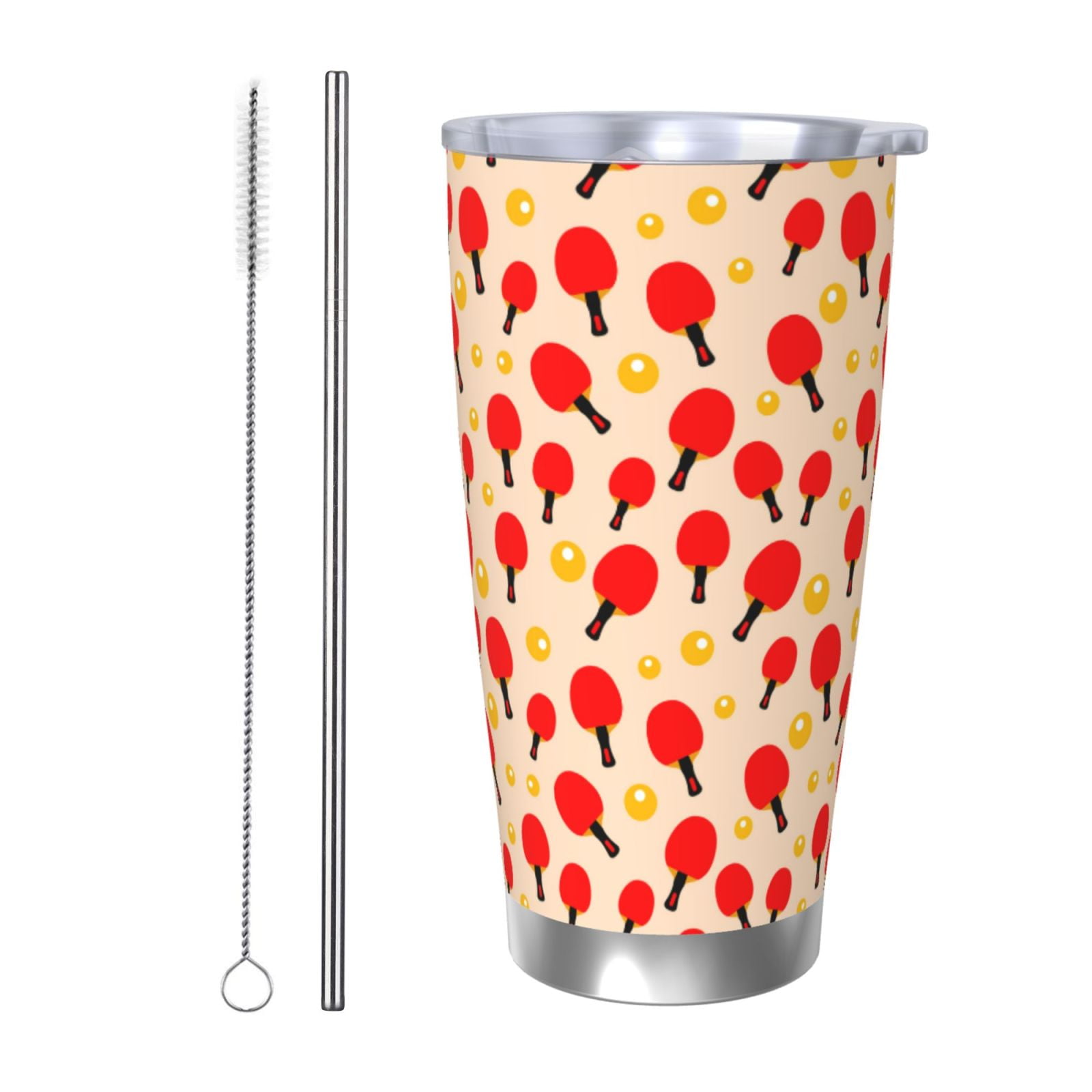 Fotbe Table Tennis Rackets 1 Pattern 20 oz Tumbler Stainless Steel ...