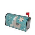 thumbnail image 1 of Fotbe Teal Mama Llama Mailbox Covers Post Letter Box Cover Garden Decor Standard Size-21x18 in, 1 of 9