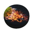 Fotbe Tennis Ball In Fire1 Spare Tire Cover Thickening Universal Fit for Jeep, Trailer, RV, SUV