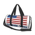 Fotbe Thank You Veterans Pattern Foldable Sports Gym Bag with Wet Dry