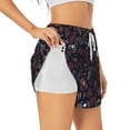 thumbnail image 1 of Fotbe Thanksgiving Seamless Pattern Womens High Waist Running Shorts Athletic Workout Quick Dry Shorts for Women with Pockets Gym Yoga Summer Shorts-Small, 1 of 9
