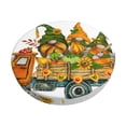 thumbnail image 1 of Fotbe Thanksgiving Truck Stool Covers Round,Waterproof Round Bar Stool Covers Bar Chair Covers Washable Stool Cushion Slipcover for 12-14 Inch Chair-14 inch, 1 of 7