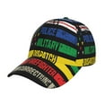 thumbnail image 1 of Fotbe Thin Green Line With USA Flag Pattern Baseball Cap, Adjustable Snapback Hats, Outdoor Baseball Hat for Men and Women Cotton Soft, 1 of 6