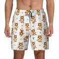thumbnail image 1 of Fotbe Tigers go in for Sports Men’s Swim Trunks Quick Dry Swim Shorts Board Shorts with Mesh Lining-Medium, 1 of 9