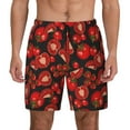 thumbnail image 1 of Fotbe Tomato Men’s Swim Trunks Quick Dry Swim Shorts Board Shorts with Mesh Lining-XX-Large, 1 of 9