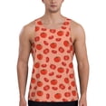 thumbnail image 1 of Fotbe Tomato Pattern Men's Quick Dry Workout Tank Top Gym Muscle Tee Fitness Bodybuilding Sleeveless T Shirt Breathable Workout Shirt-Medium, 1 of 9